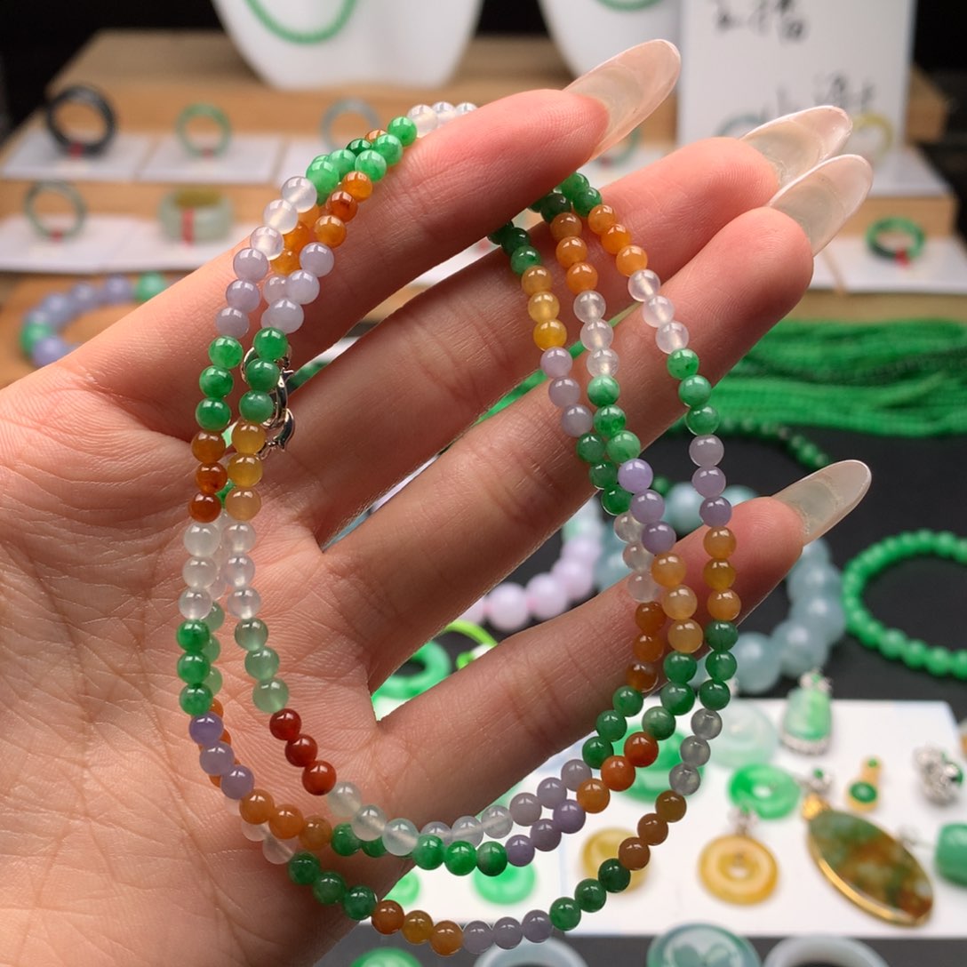 翡翠手串未镶嵌手串