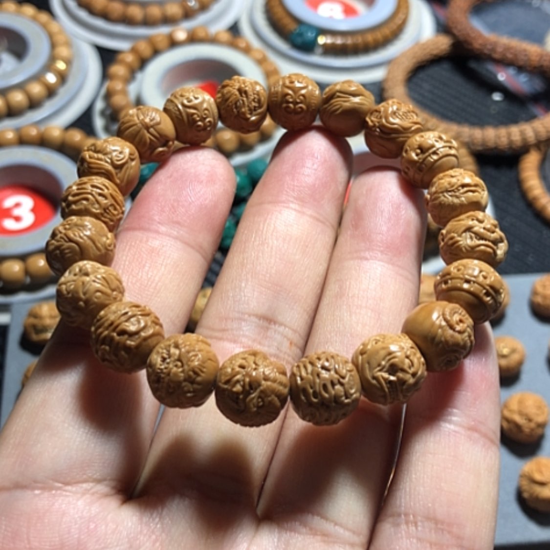 【闪购商品】猴头核桃手串12生肖