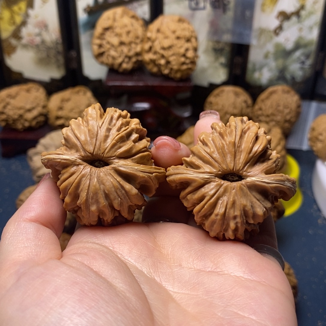 吊坠文玩核桃四座楼43尺22