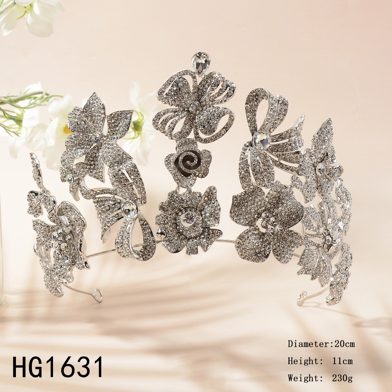 hg1631喜看新款高级新娘头饰皇冠