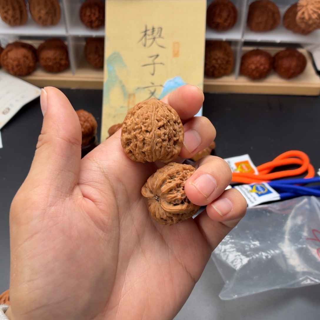 文玩核桃把件老款承德密文31全品无修