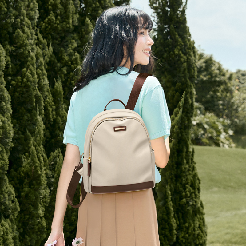 GOLF/高尔夫韩式女款双肩背包休闲百搭ins双肩包大学生便携书包女