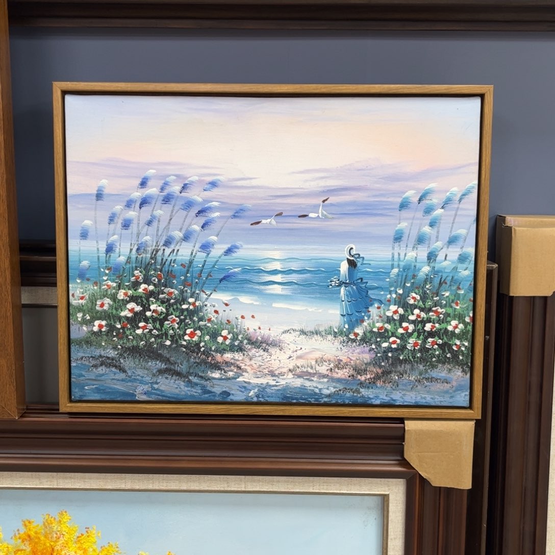 手工手绘精品油画30+40厘米