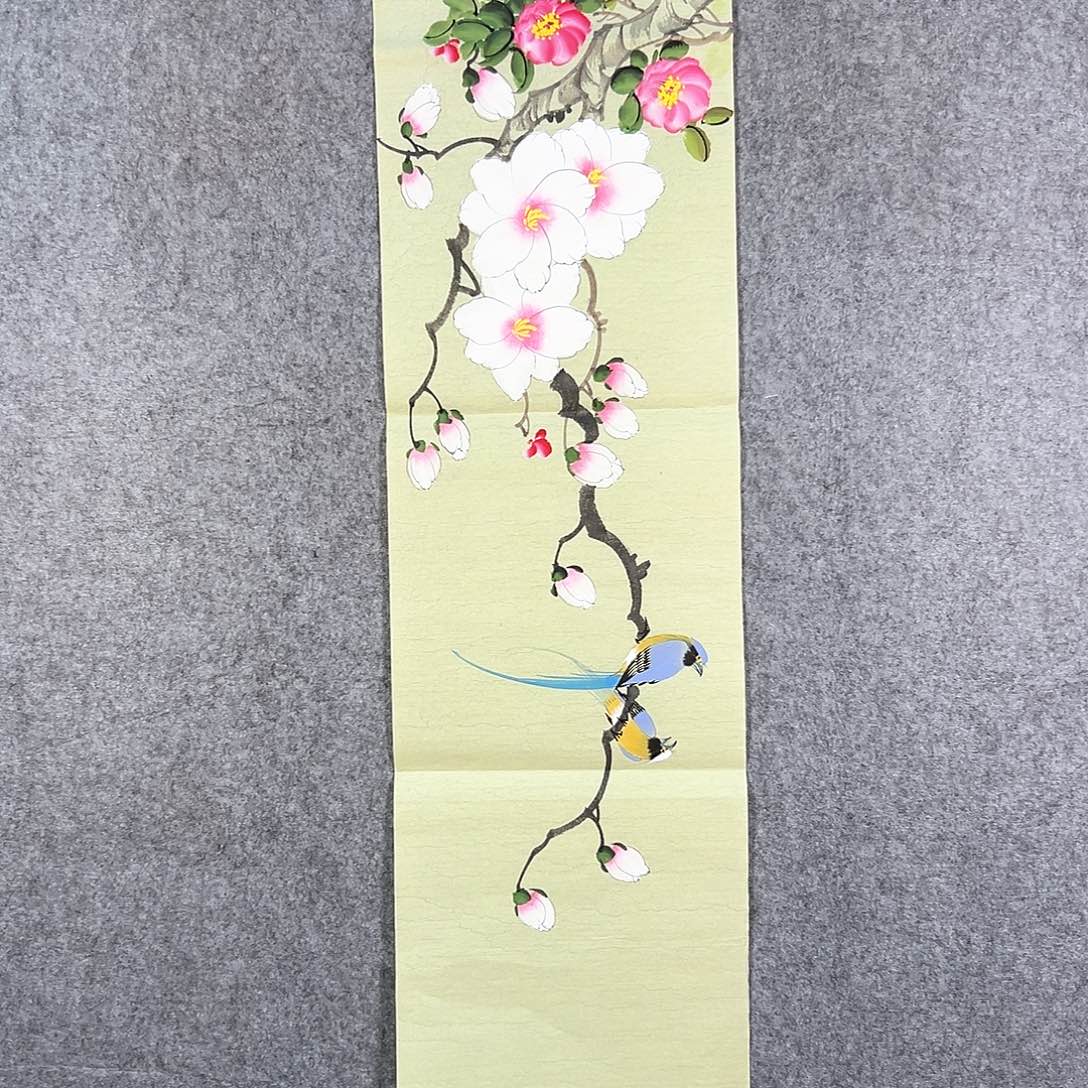 国画324 牡丹等植物生长于这里生长环境