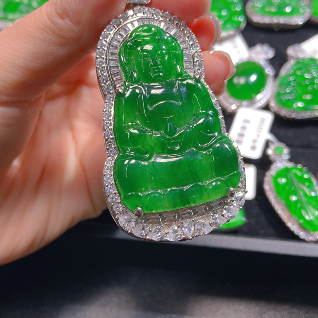 翡翠吊坠(不含链)未镶嵌