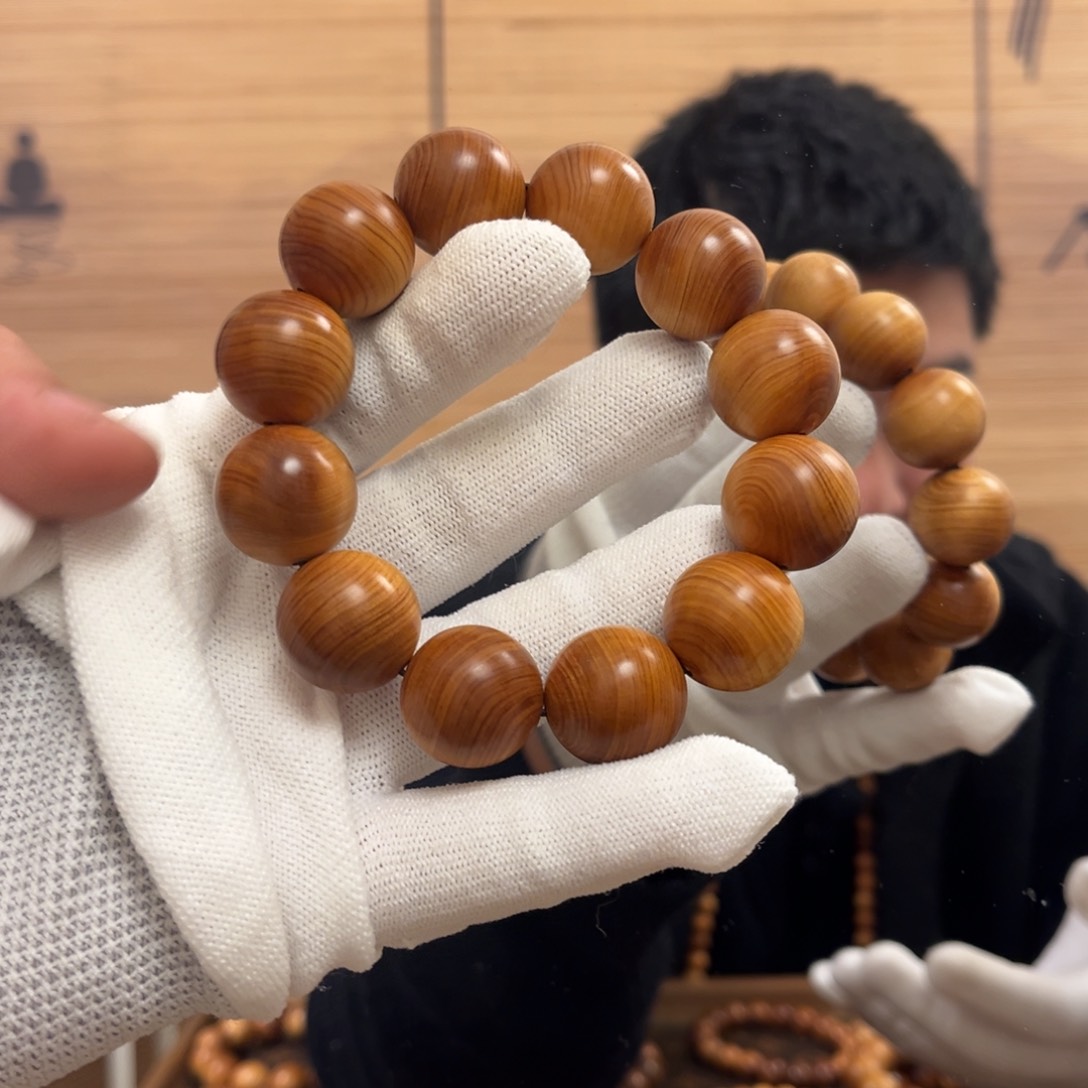 柏木（崖柏）手串/手链20陈化药香板根料红油福利