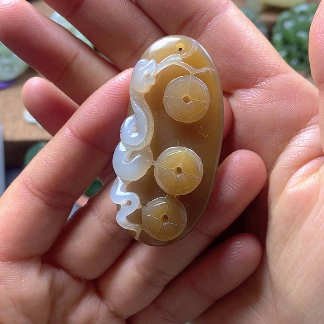 未镶嵌和田玉挂件