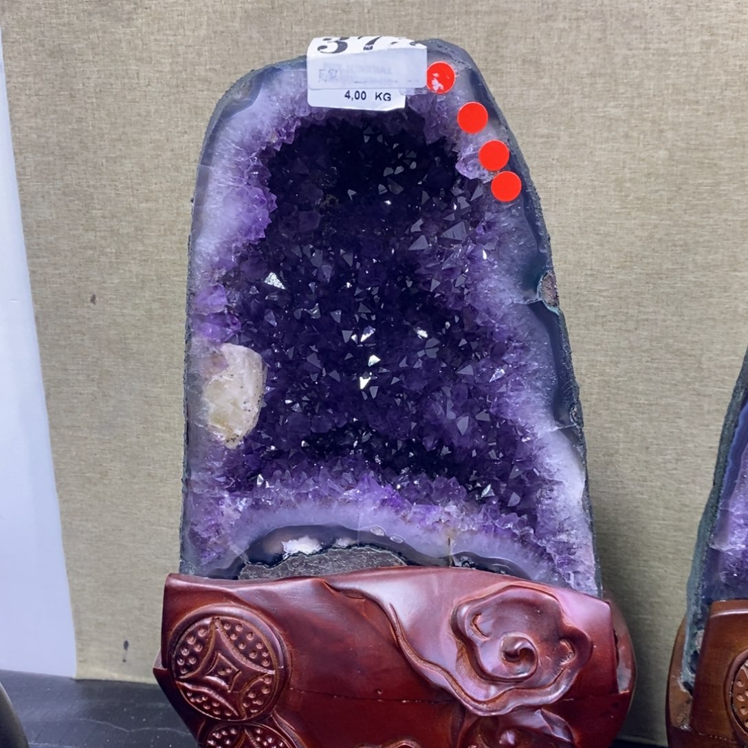 大型摆件（非配饰）未镶嵌水晶紫水晶373