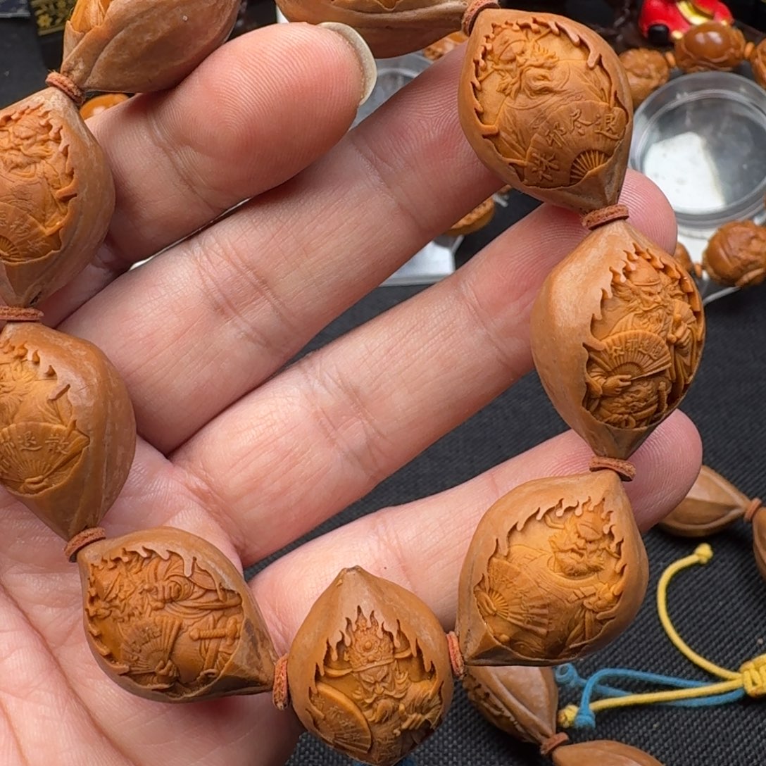 哎***魏橄榄核手串/手链钟馗