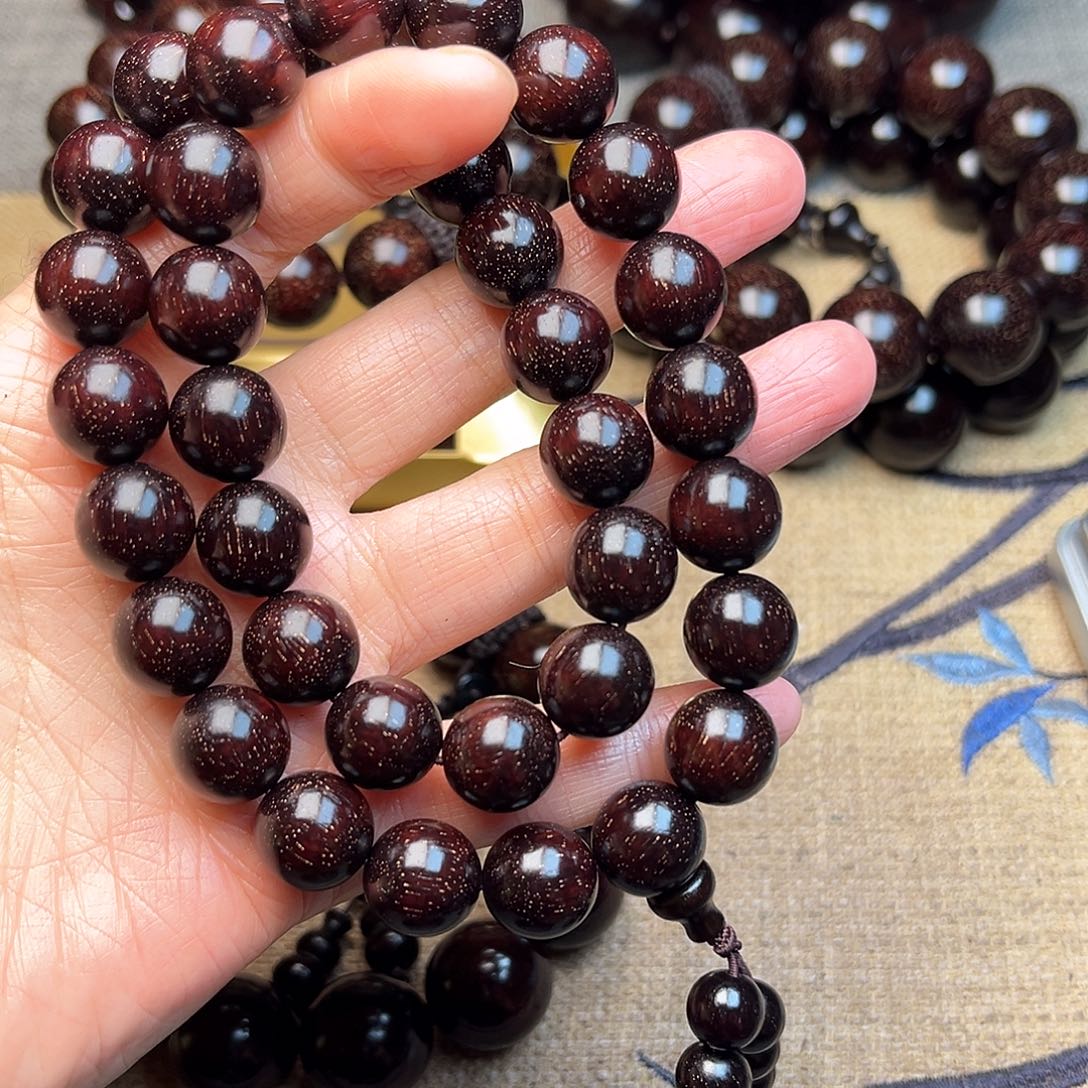 檀香紫檀（小叶紫檀）1.2双圈满天星