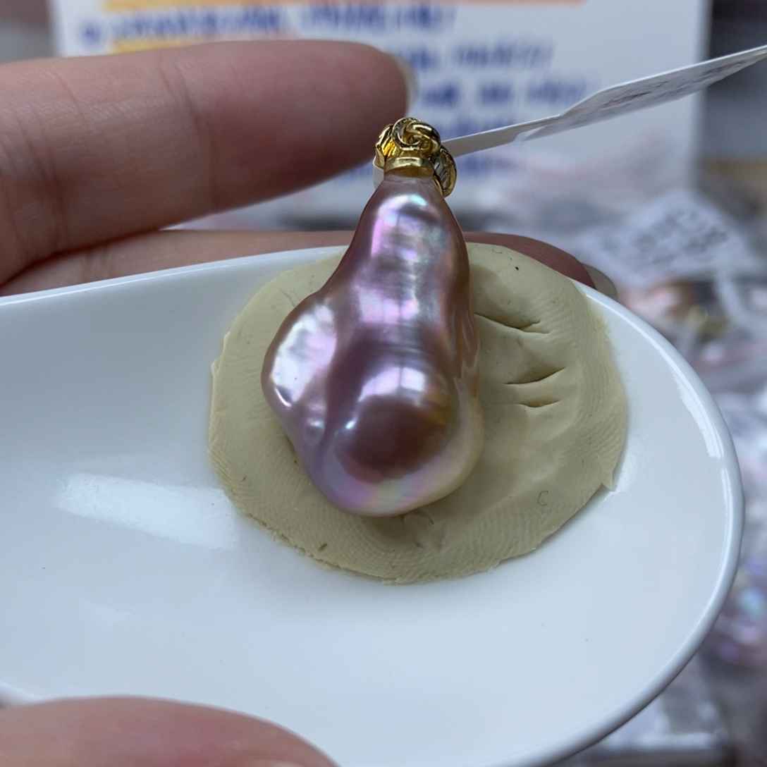 淡水珍珠吊坠(不含链)合金福利308