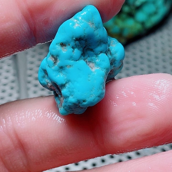 湖北十堰原矿绿松石