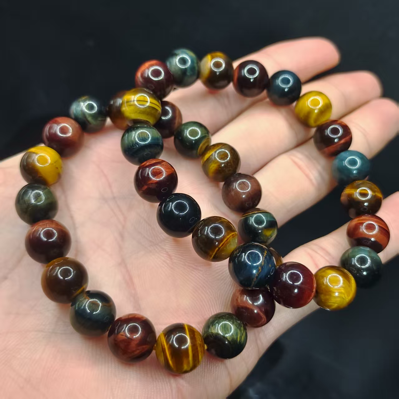 【龙龙严选】树化玉单圈手串J3【多样性发其一】约10mm