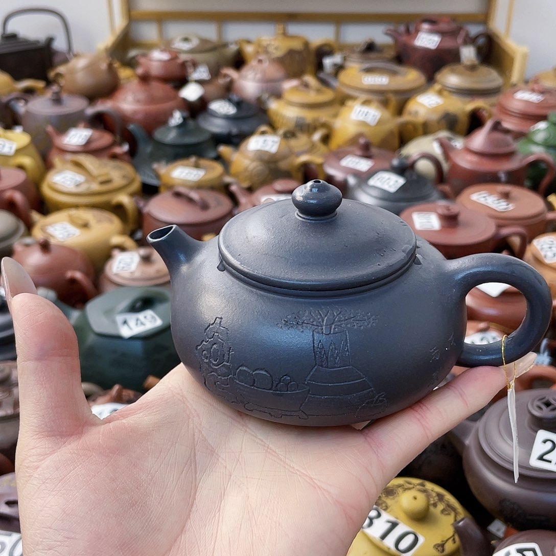 茶壶紫砂紫砂微瑕