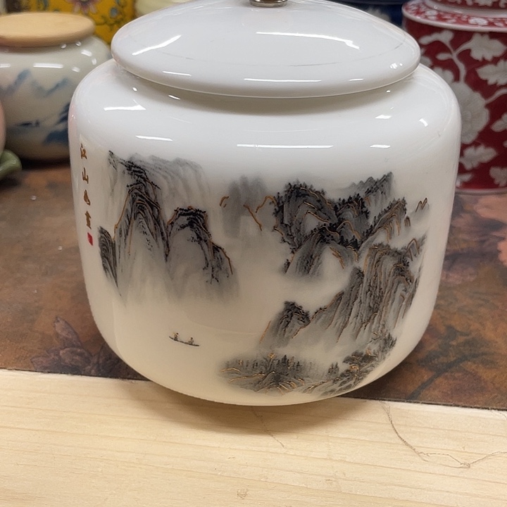 陶瓷罐茶叶罐储物罐密封罐