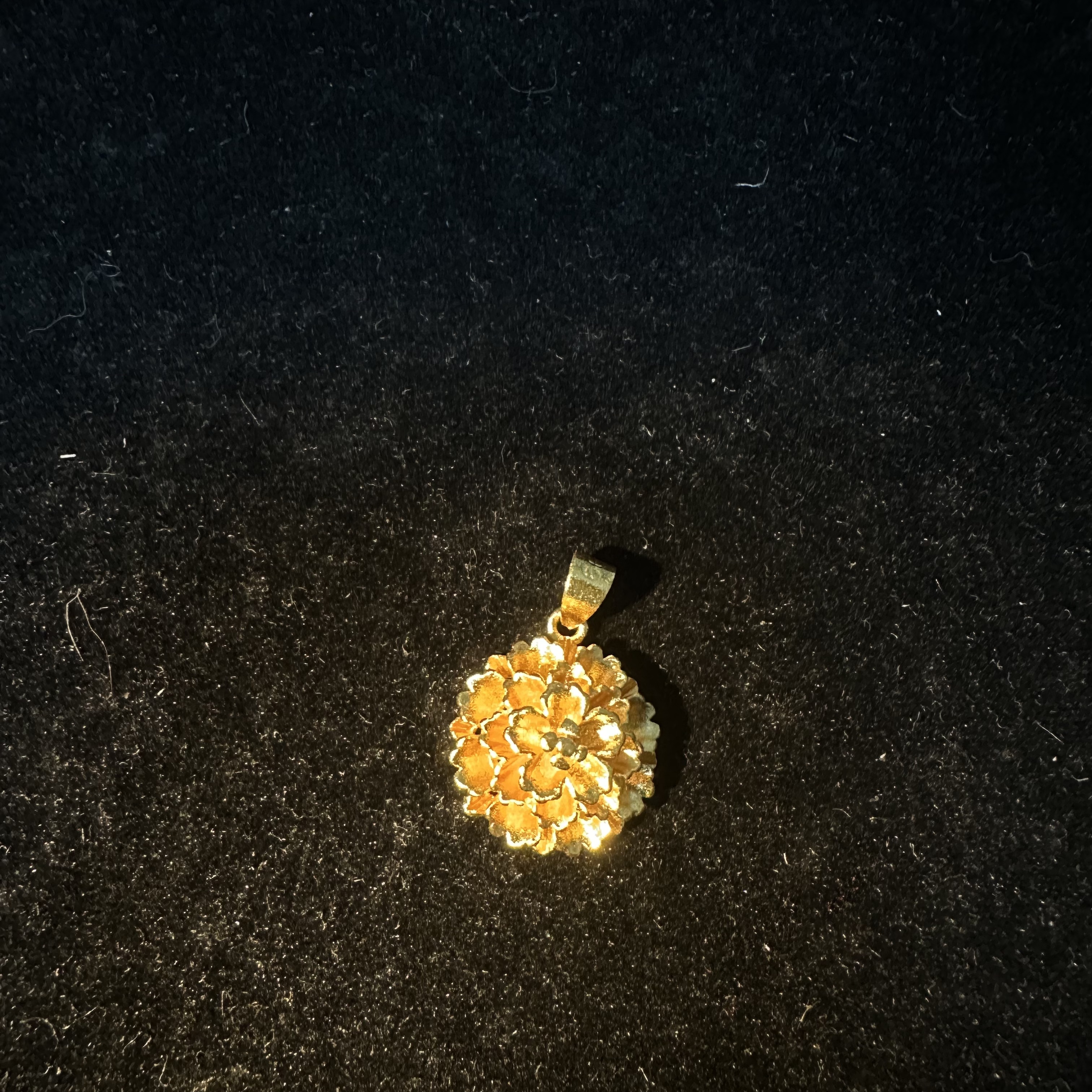 精品3D立体牡丹花送链子带礼盒—D002