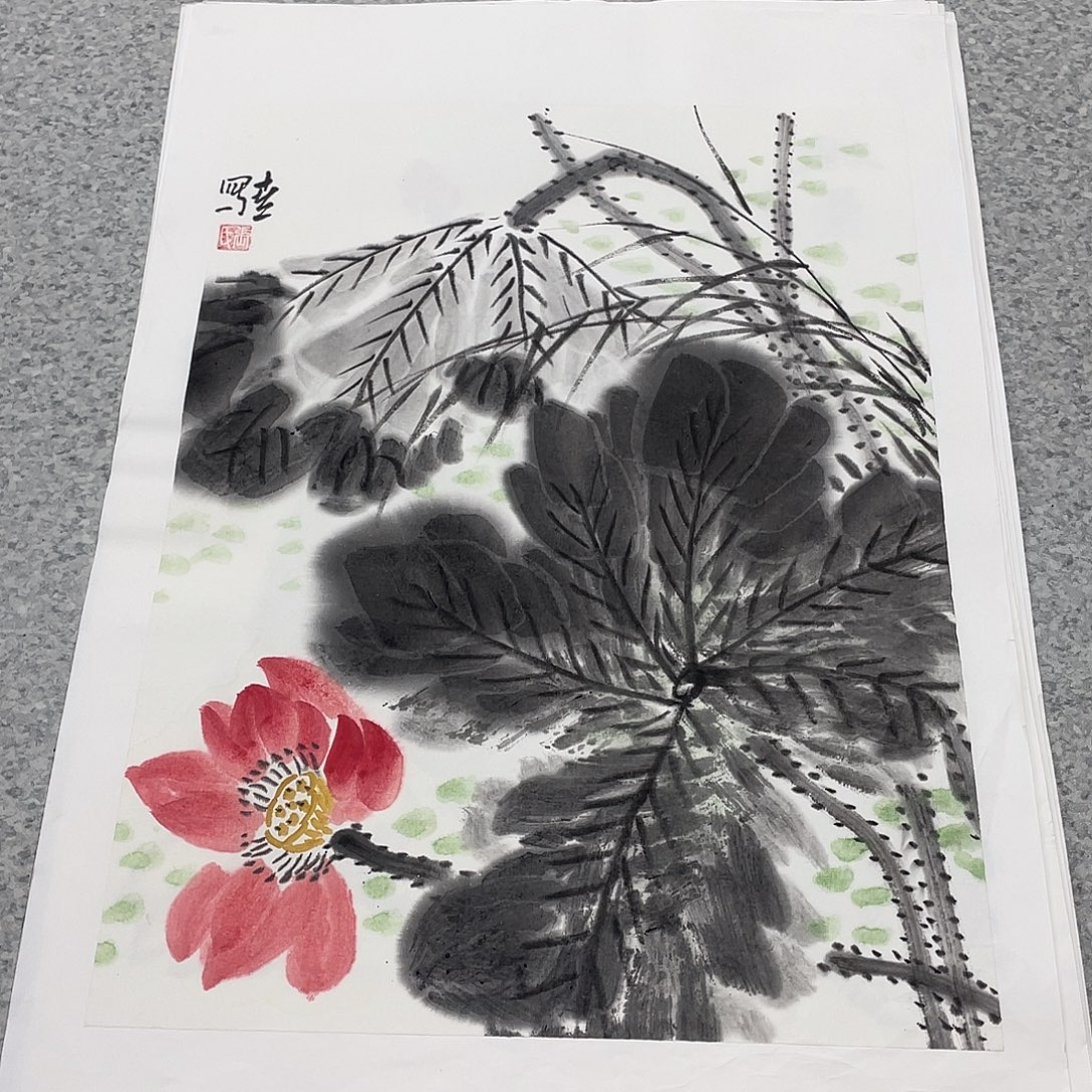 国画1.4平尺国画作品