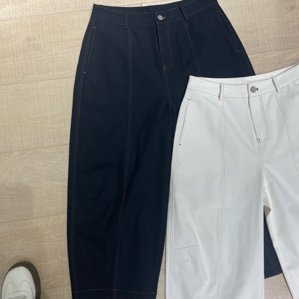 舒适高档八分女裤长度85 - 87cm左右