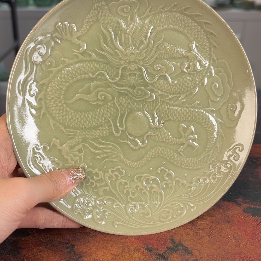 龙泉云间青瓷小米茶器