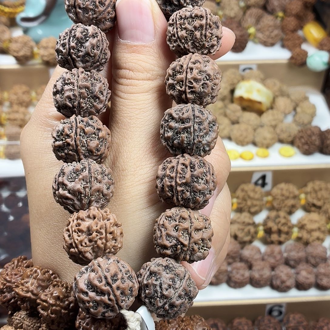 金刚菩提手串精品梅花蜂窝双龙