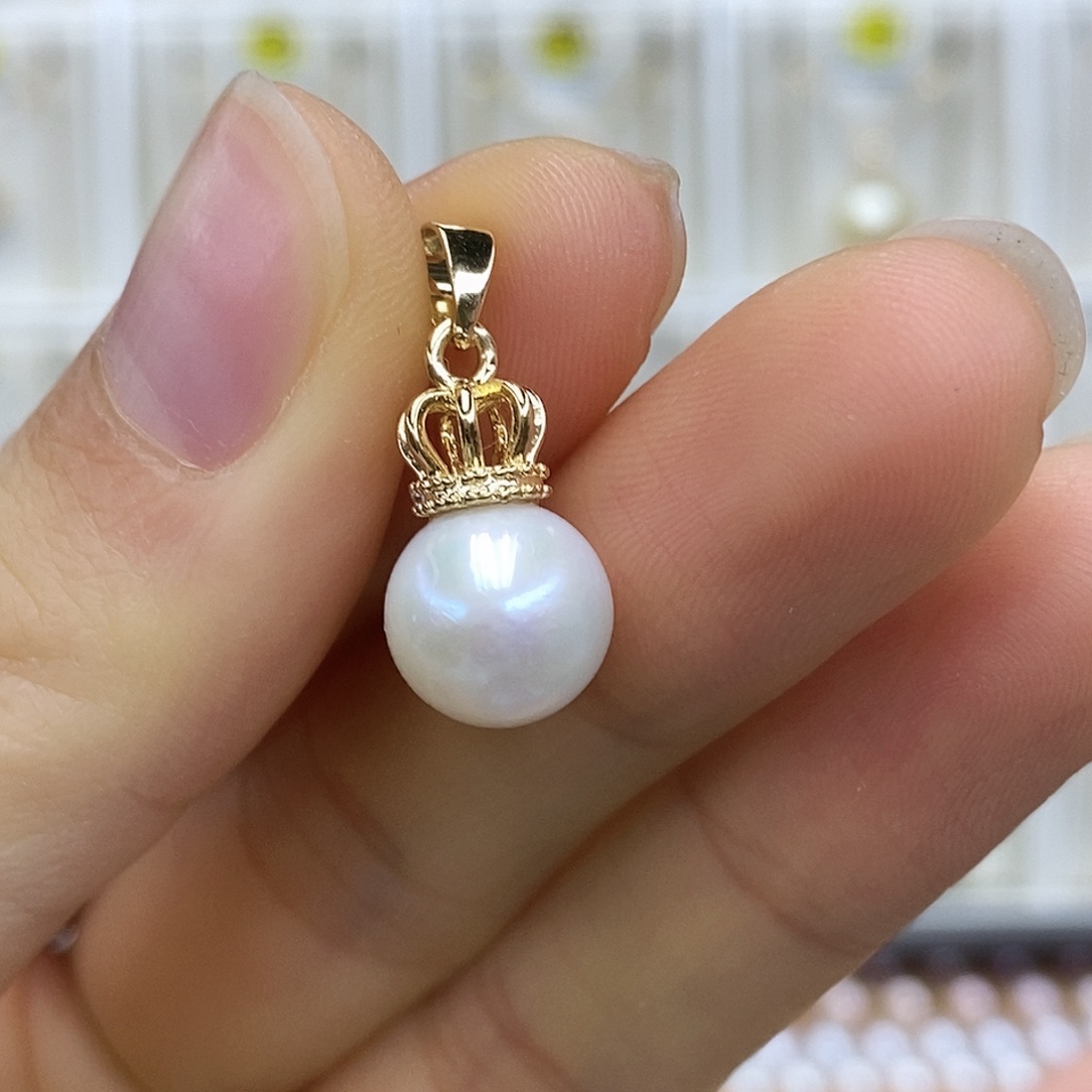 淡水珍珠未镶嵌吊坠(赠链)