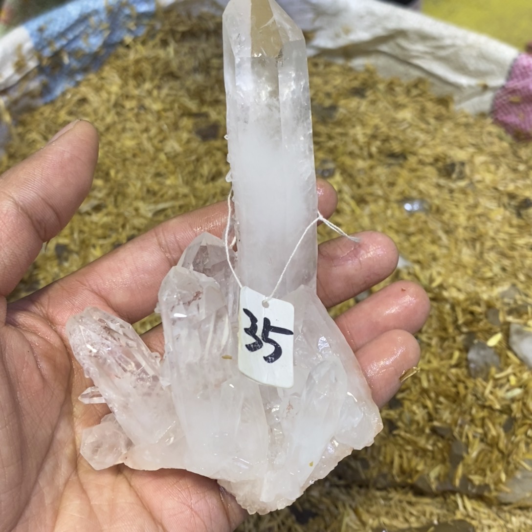 水晶水晶原石摆件未镶嵌