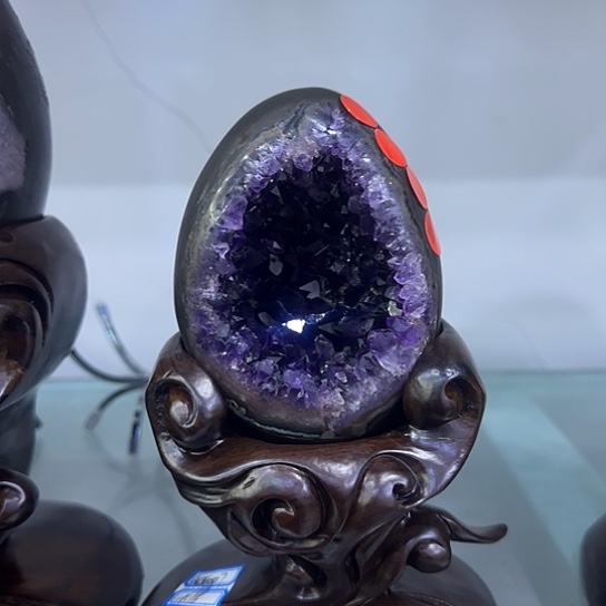 紫晶水晶未镶嵌天然水晶家居摆件