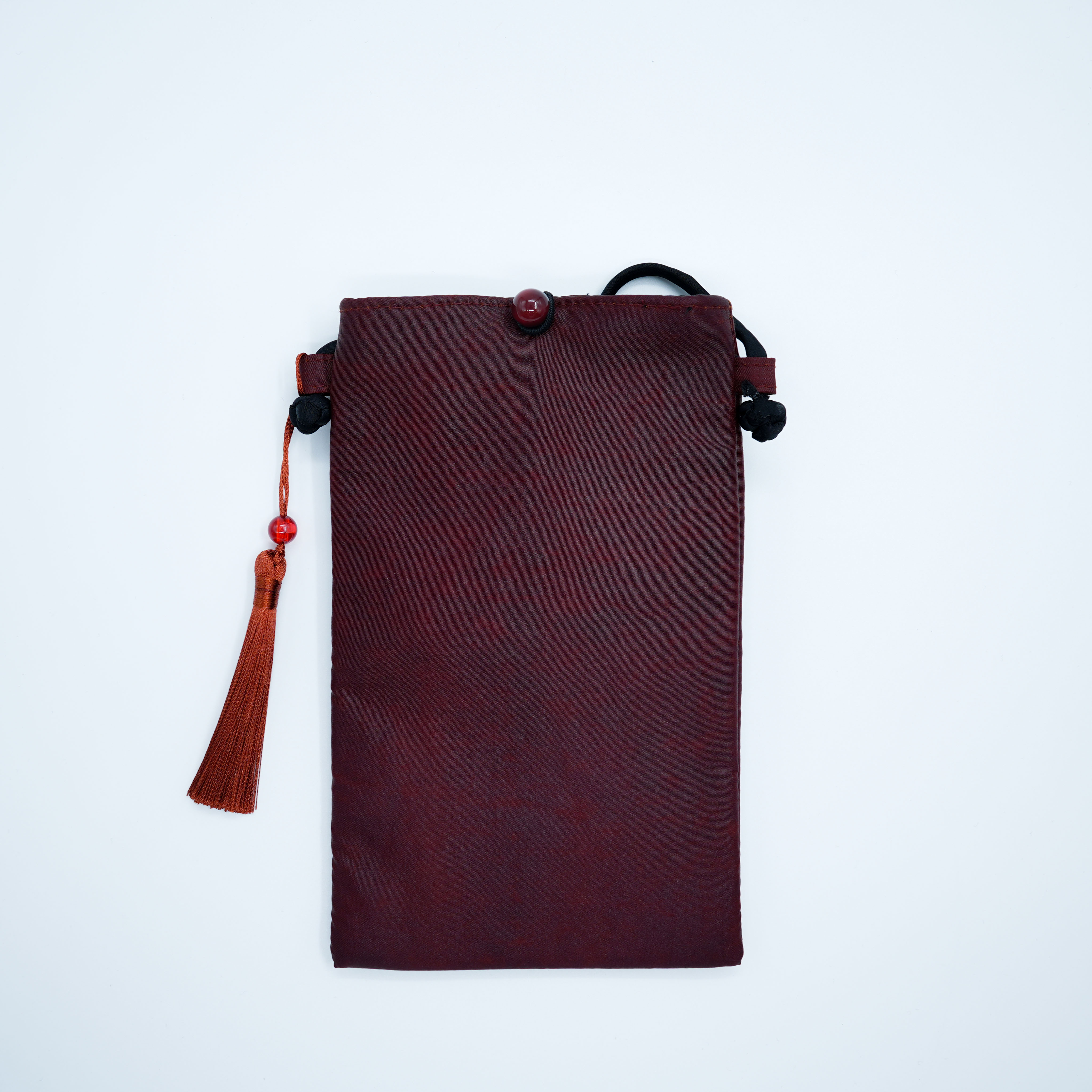 非遗纯手工香云纱手机包国风斜挎新中式手机包10*17cm