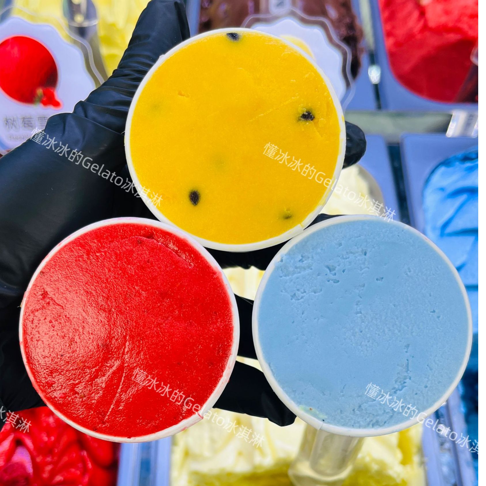 【12杯 顺丰包邮】意式冰淇淋gelato商场品质手工冰激凌雪糕甜品
