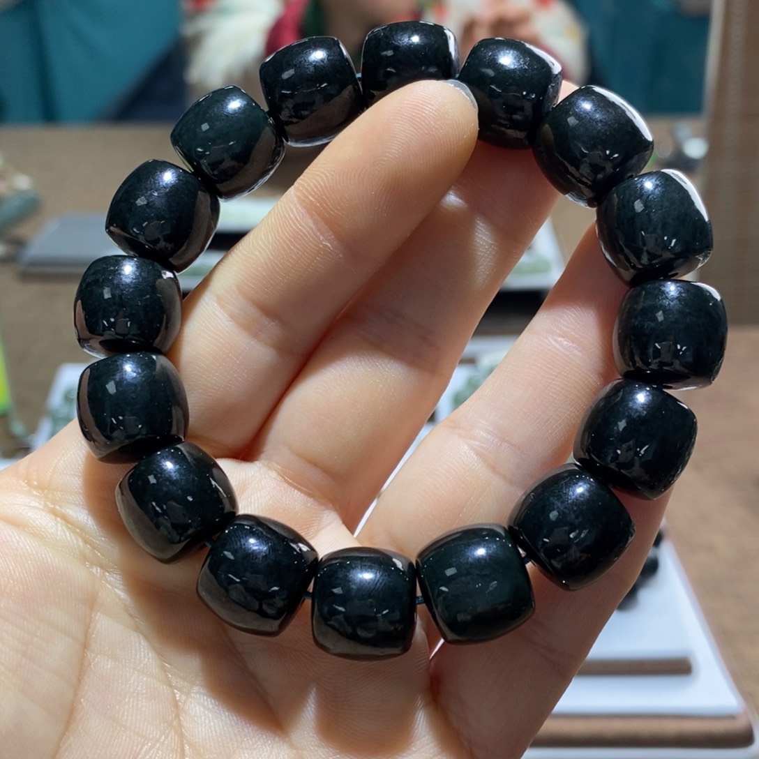 和田玉未镶嵌手链14