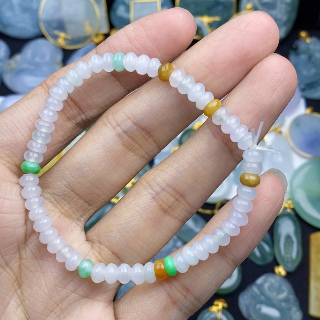 翡翠颈饰未镶嵌翡翠翡翠翡翠