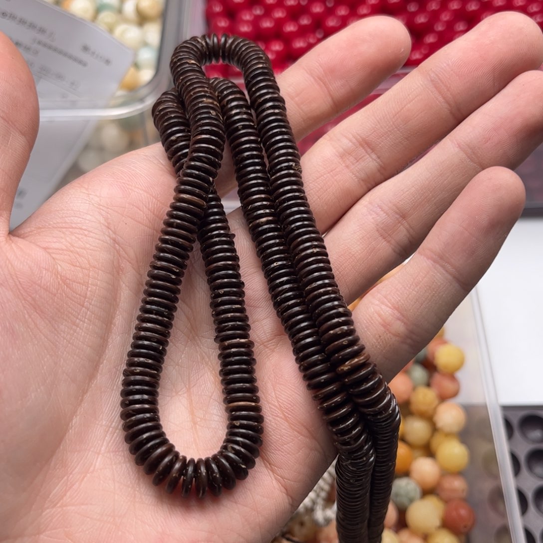 【闪购商品】白玉菩提吊坠c8/30颗椰壳隔片