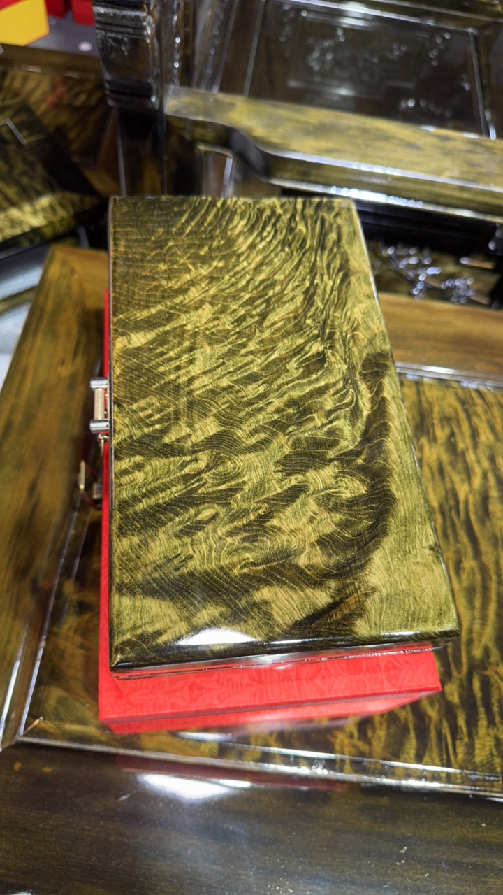 珠宝楠木首饰盒阴沉款