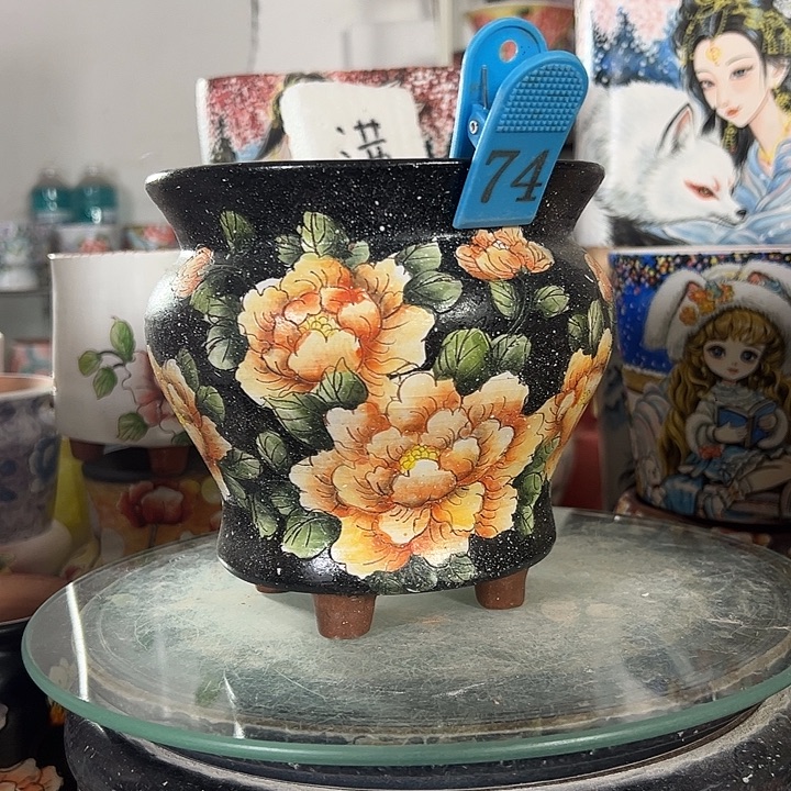 景德镇手绘花盆性价比超高