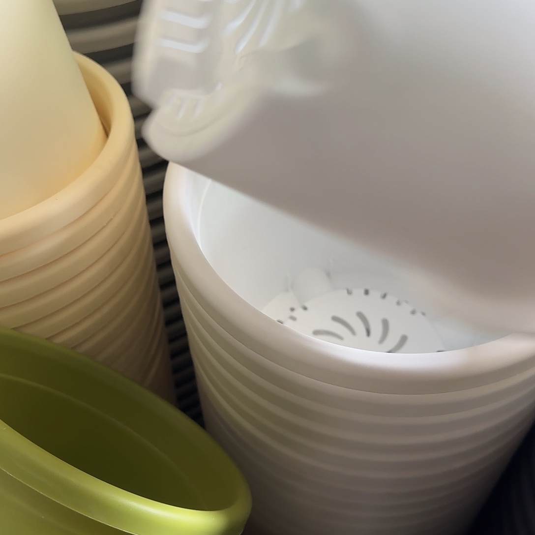 树脂四季3号无托10个白色微瑕