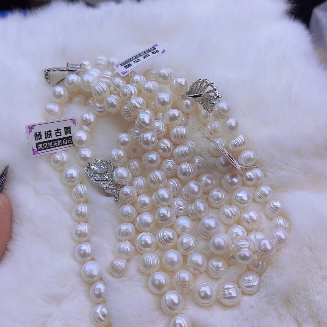 未镶嵌项链定制813淡水珍珠