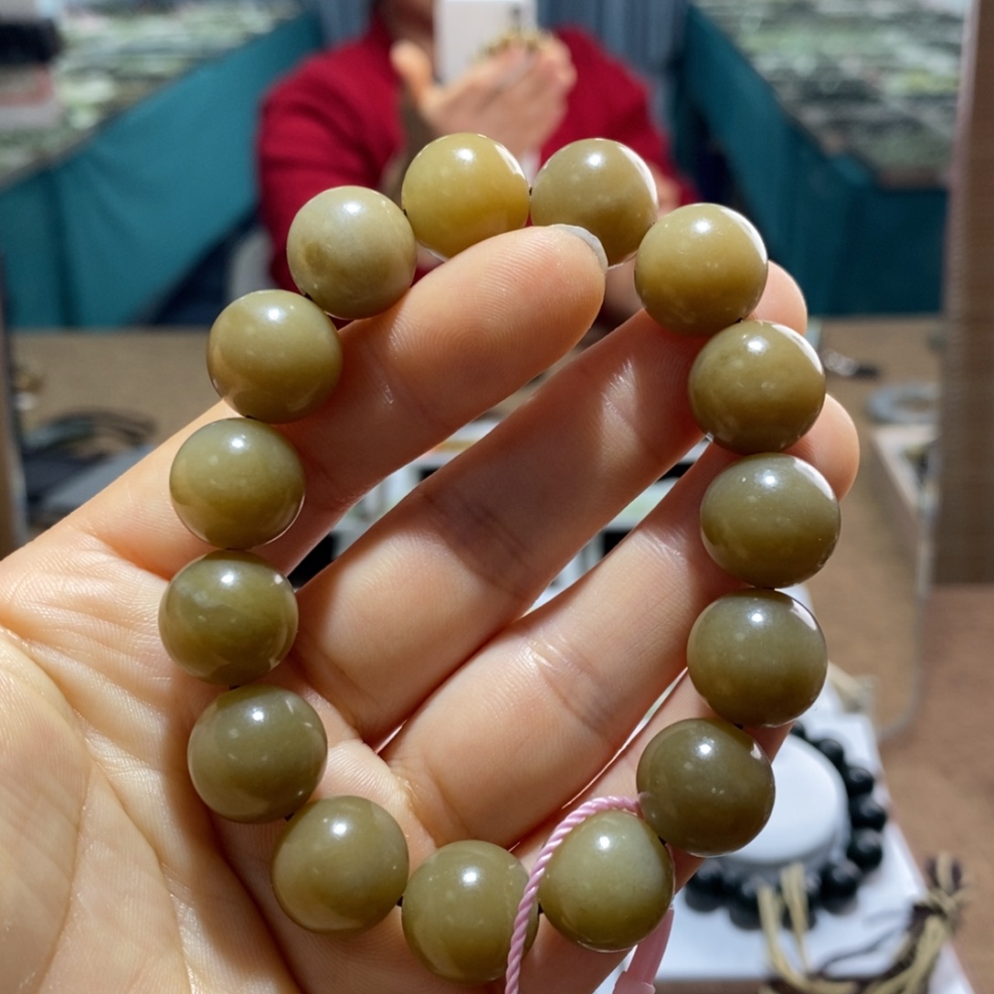 和田玉未镶嵌手链14