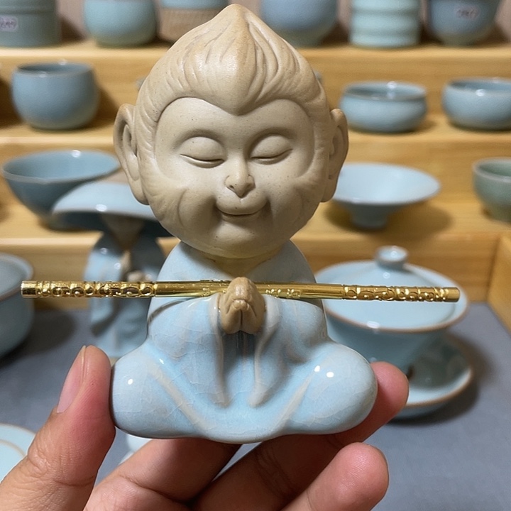 陶瓷杯子天青汝瓷茶宠