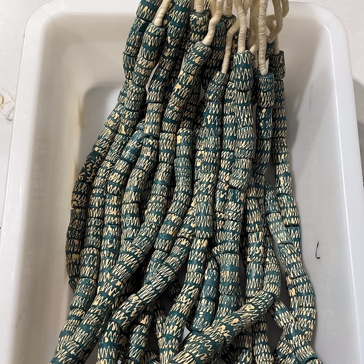 琉璃颈饰5282 非洲管一条