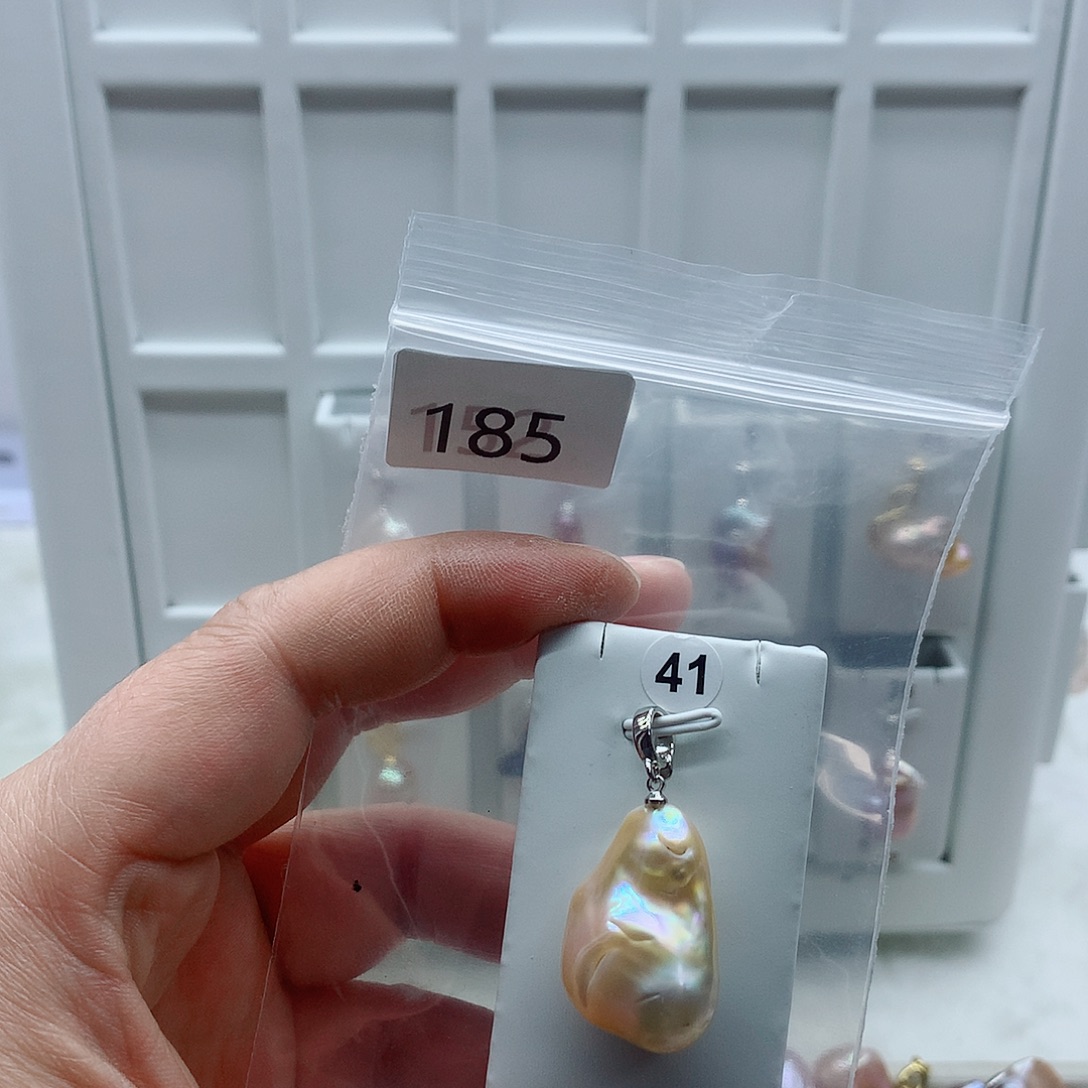 淡水珍珠吊坠(不含链)合金