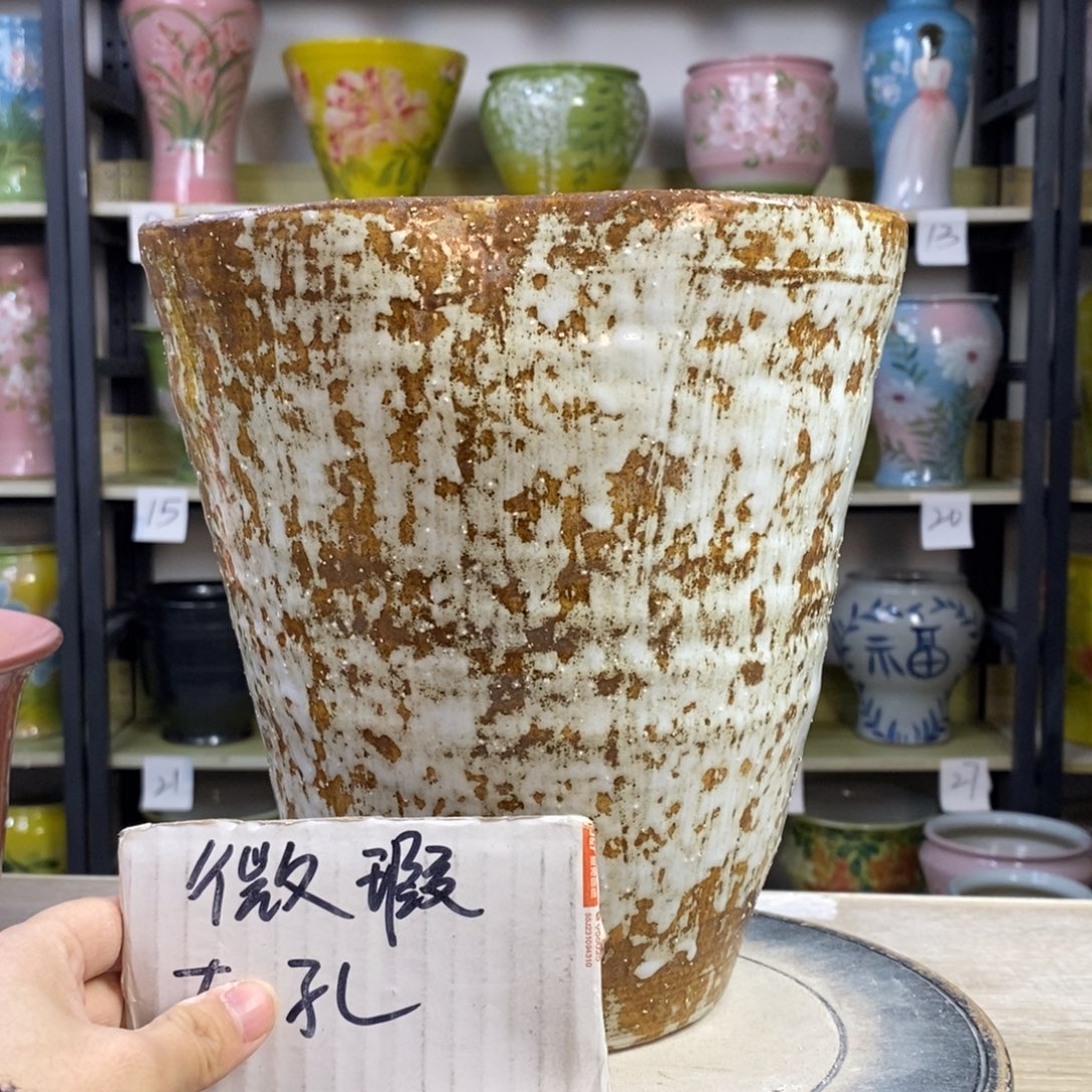 景德镇手工手绘陶瓷花盆