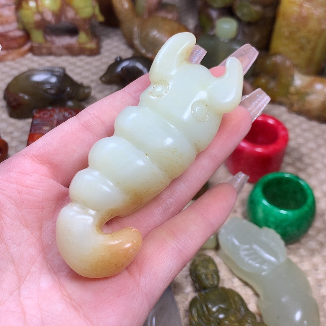 白玉菩提吊坠挂件