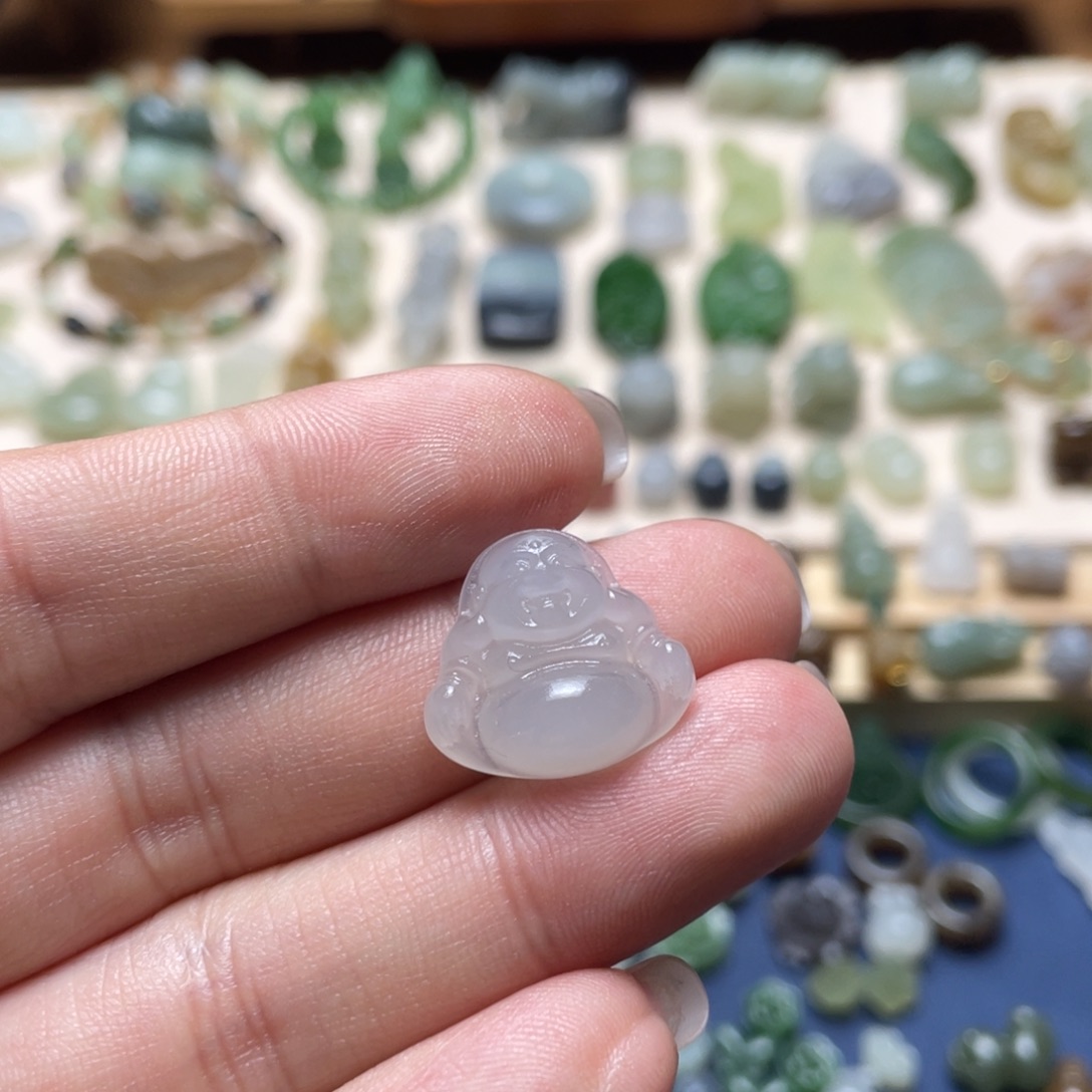 和田玉未镶嵌吊坠(不含链)