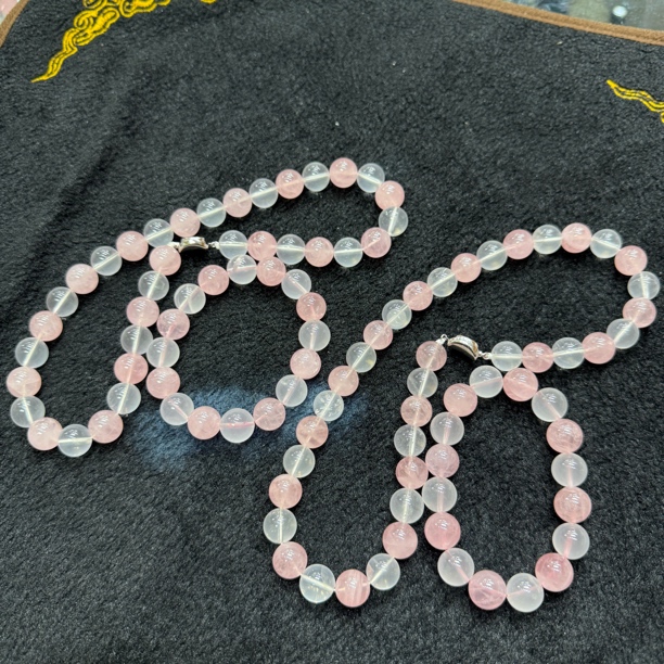 【小宝晶选】原创水晶套装项链+手链 多样性发一件 约12mm 364XBSH