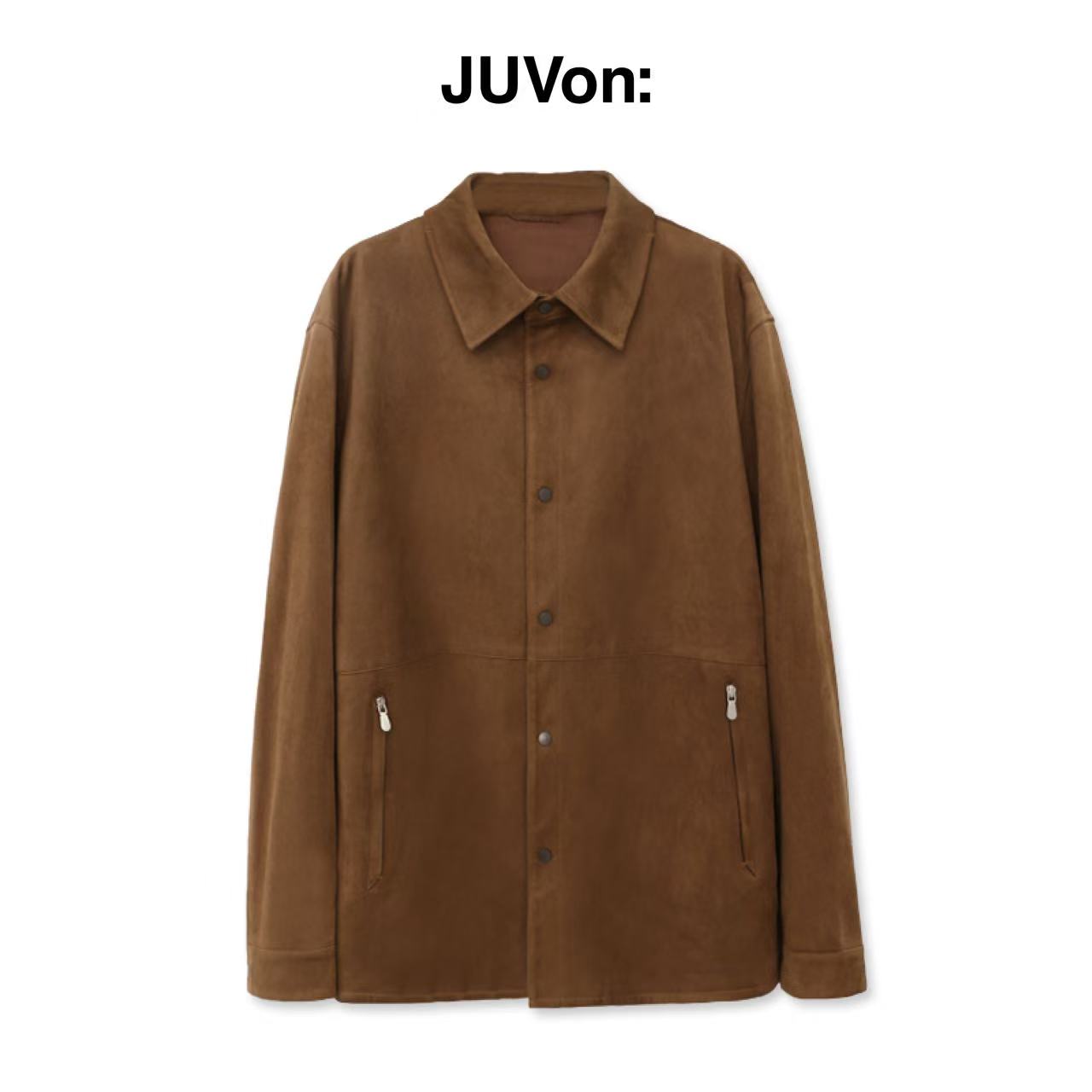 JUVon：25FW【麂皮绒】衬衫式外套JV0014