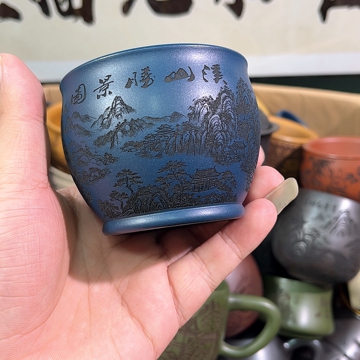 茶杯紫砂全手工紫砂主人杯