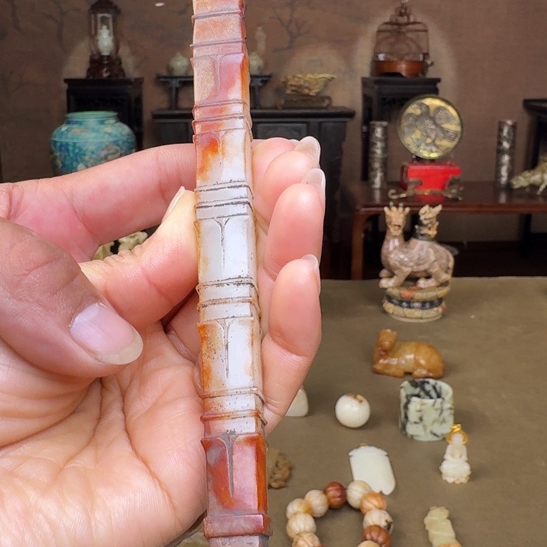 和田玉颈饰未镶嵌心**快