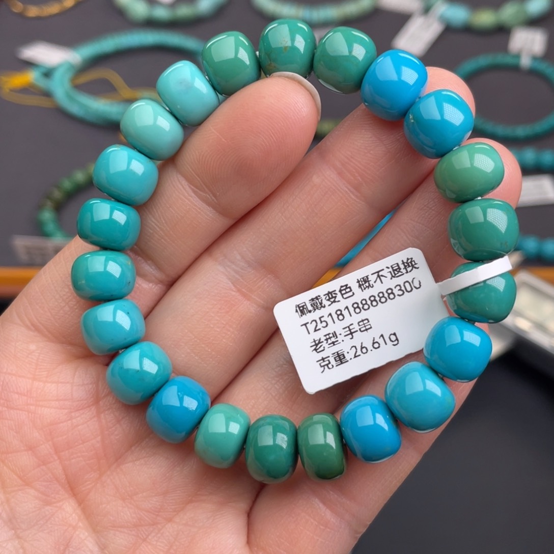 未镶嵌绿松石珠宝奇石