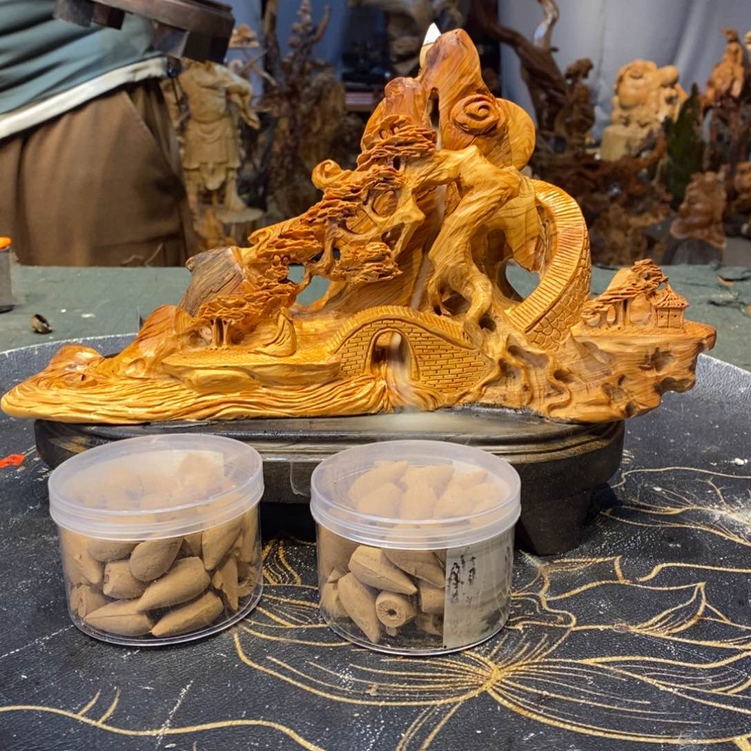 柏木（崖柏）意境崖柏山水