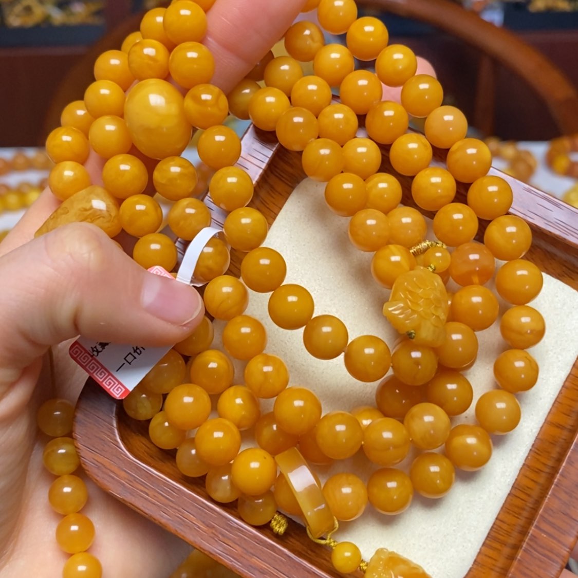 【闪购商品】蜜蜡手链未镶嵌手串